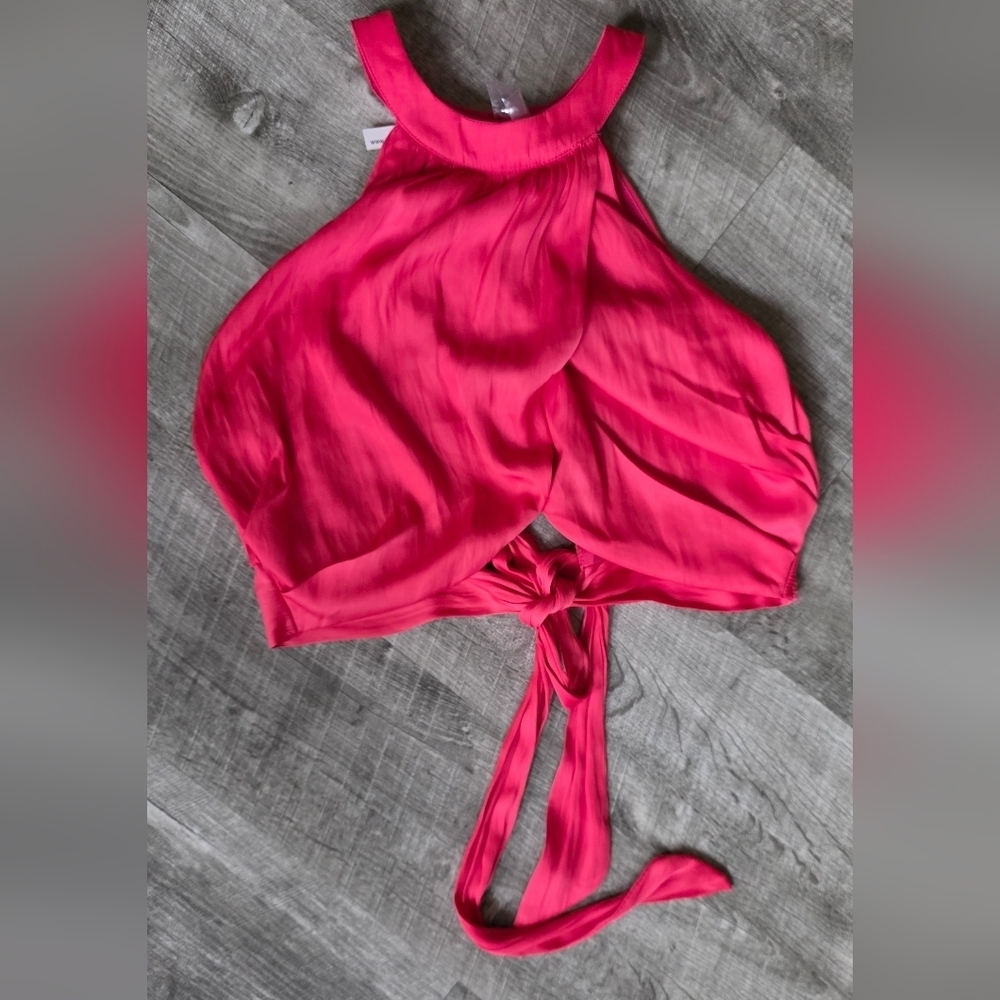 DO+BE Pink Halter Top